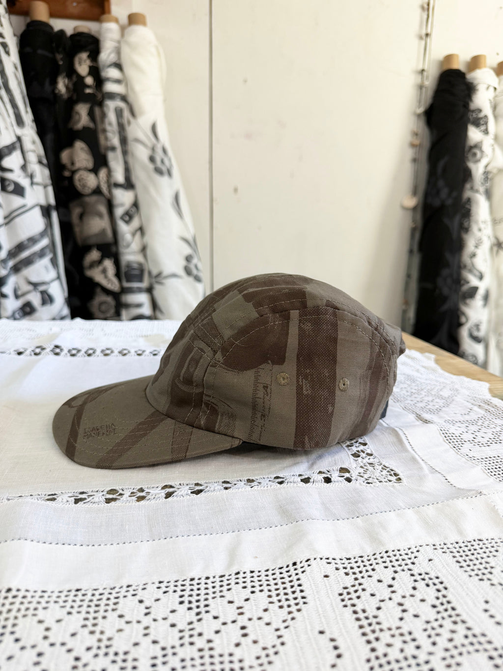 Grey Canvas Tool 5-Panel Cap