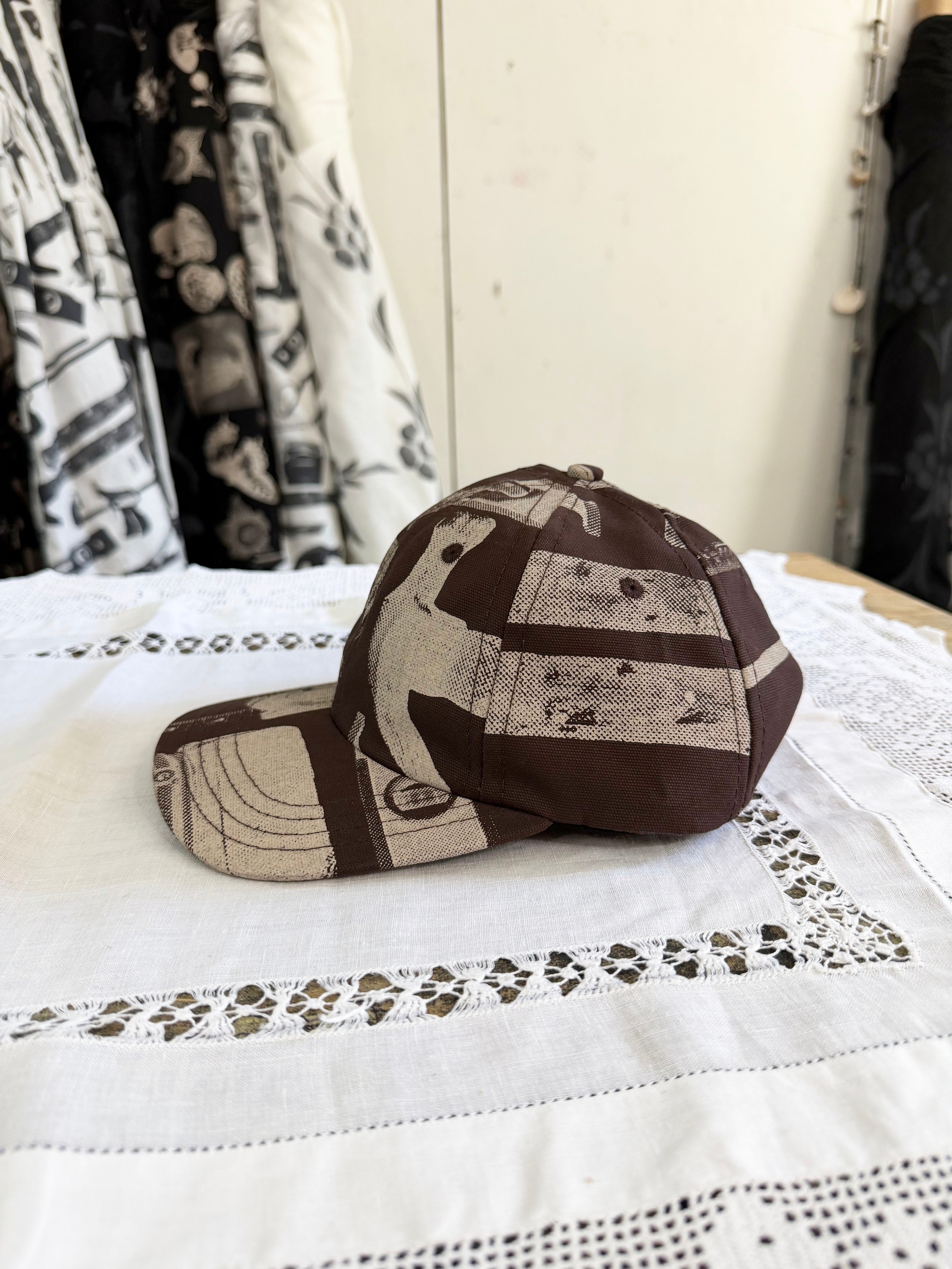 Brown Canvas Tool Cap