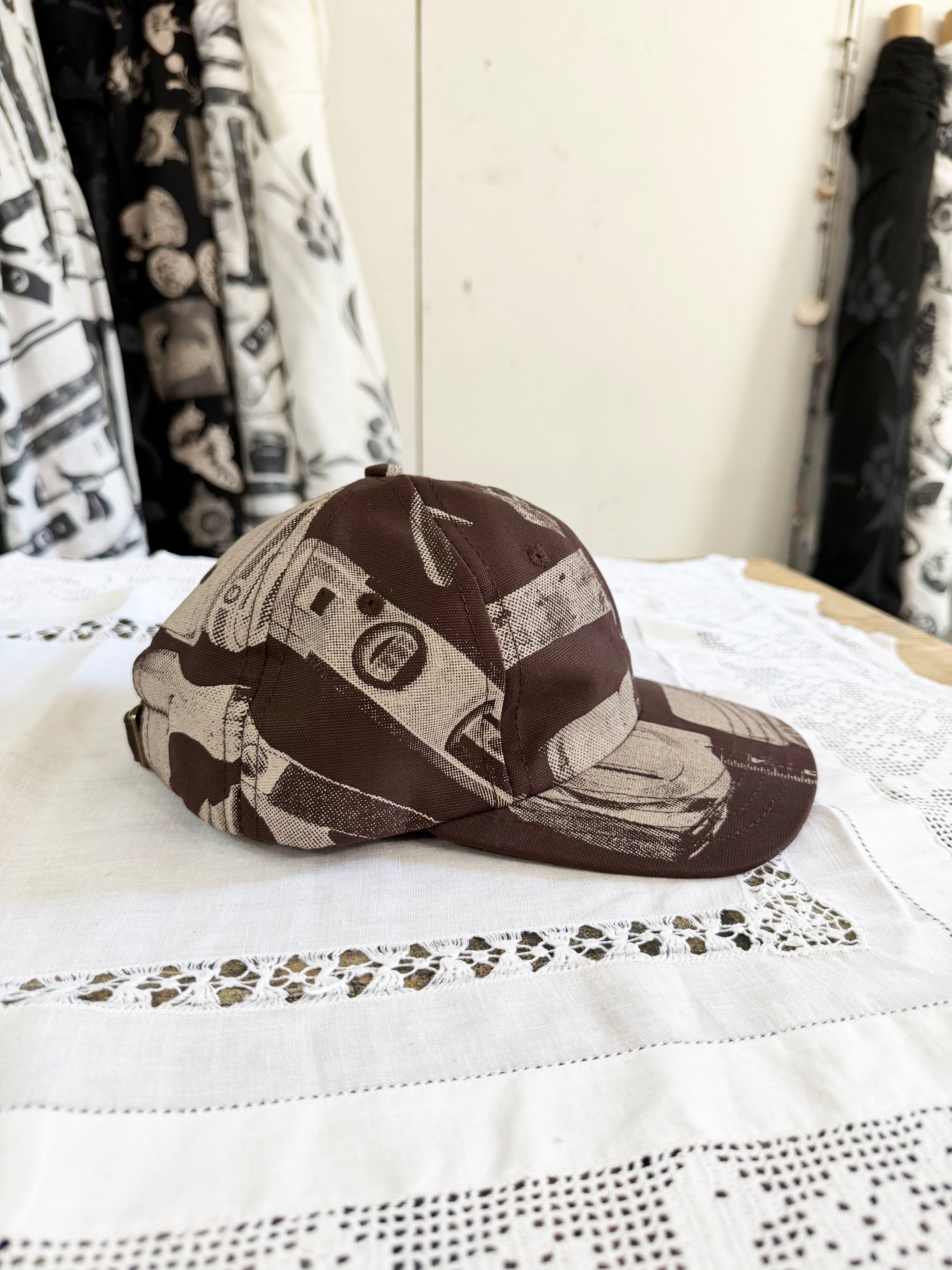 Brown Canvas Tool Cap