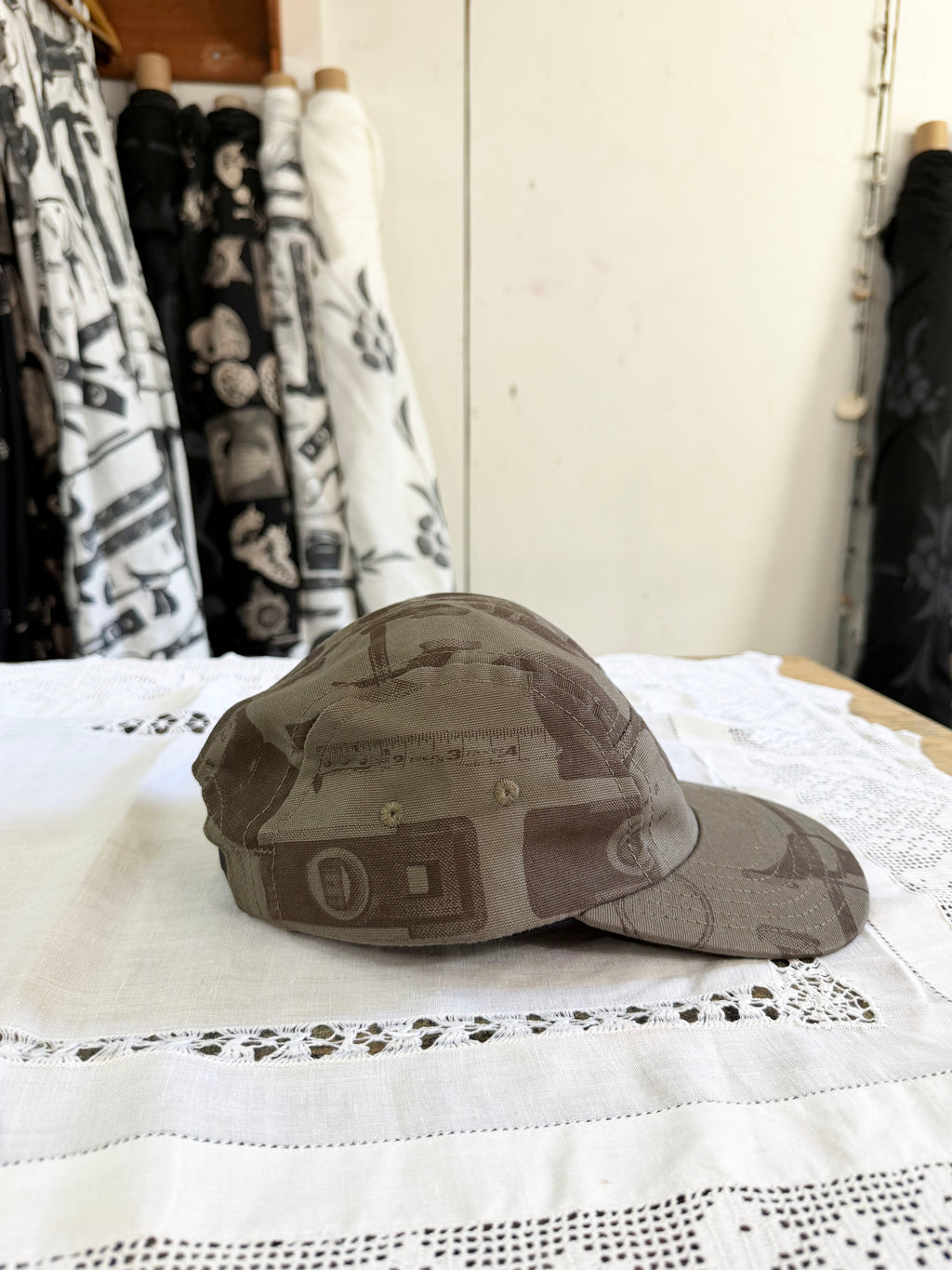 Grey Canvas Tool 5-Panel Cap