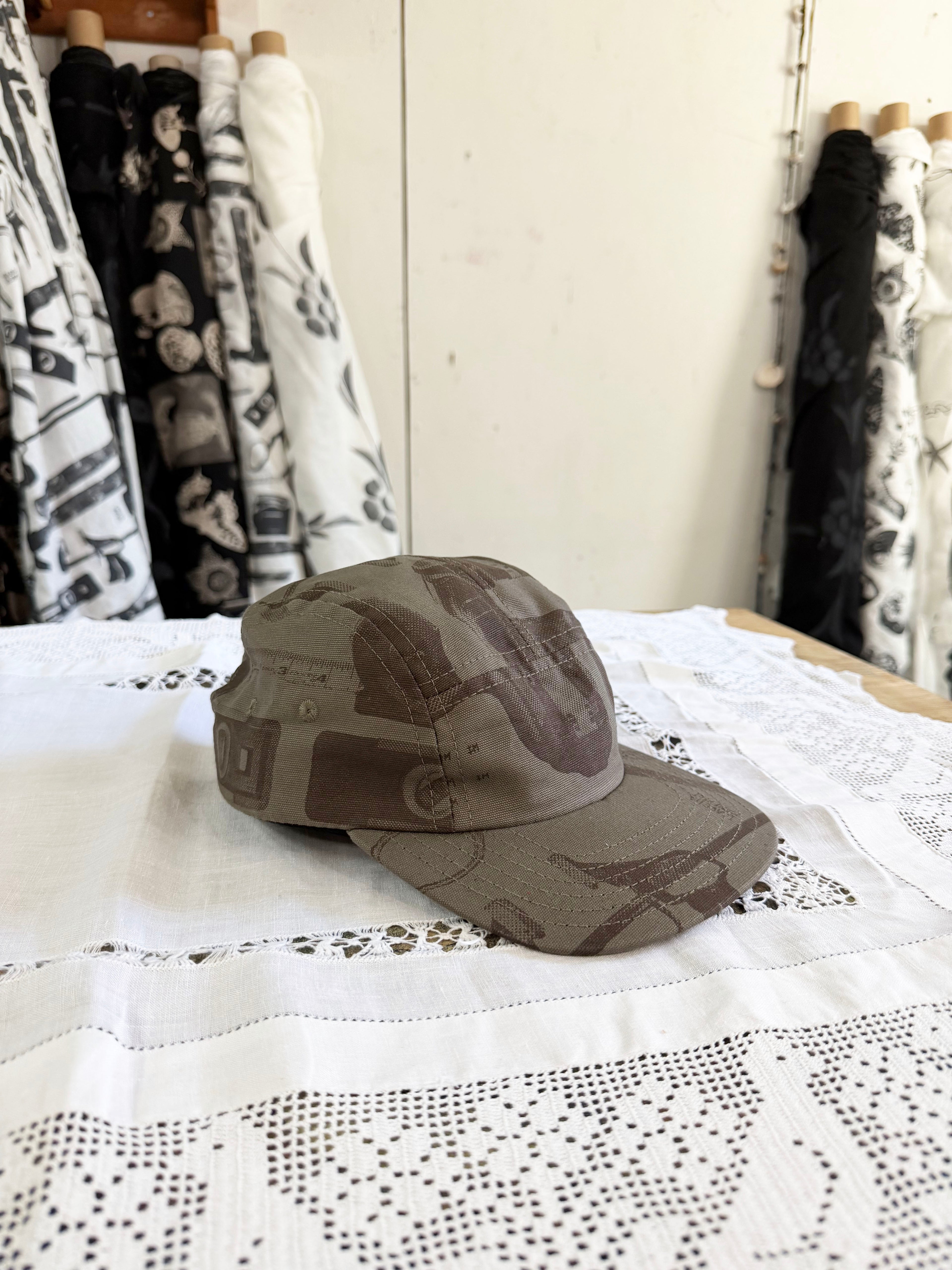 Grey Canvas Tool 5-Panel Cap
