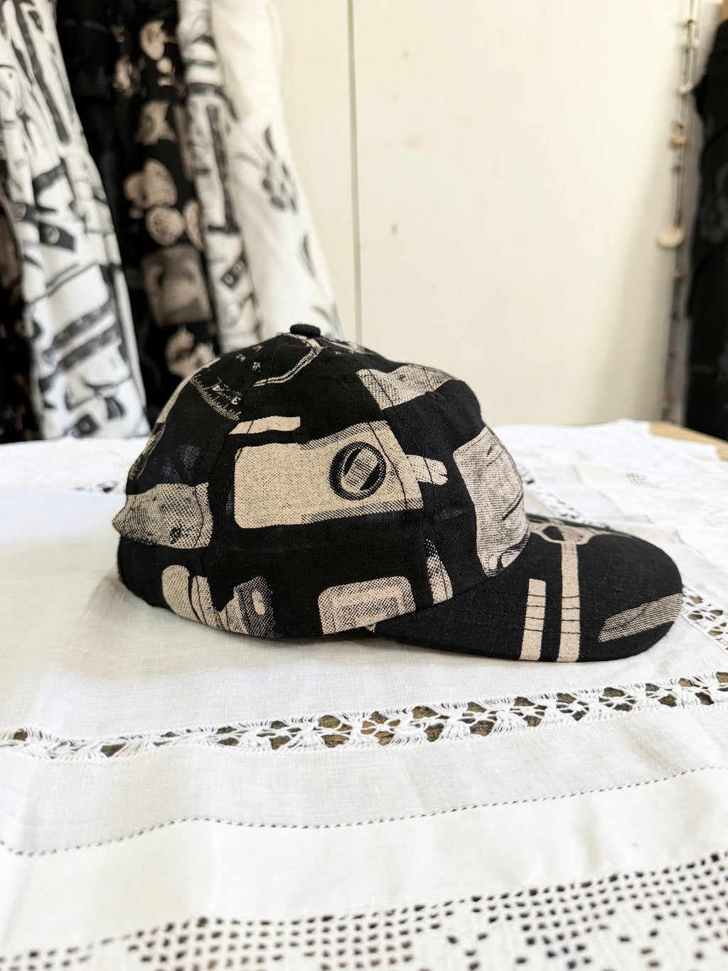 Dark Tool Linen Cap